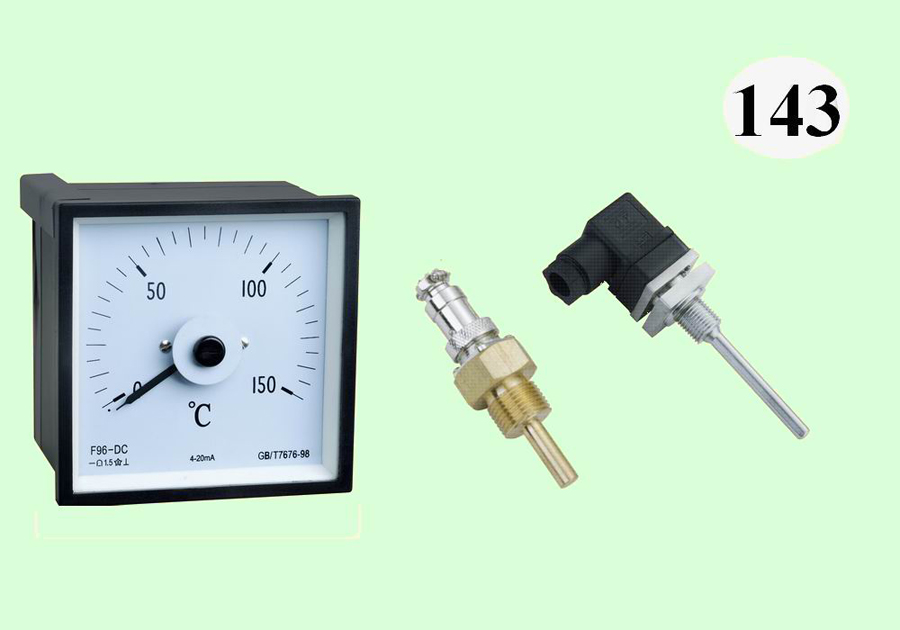 F96-DC溫度表，配Pt100溫度傳感器